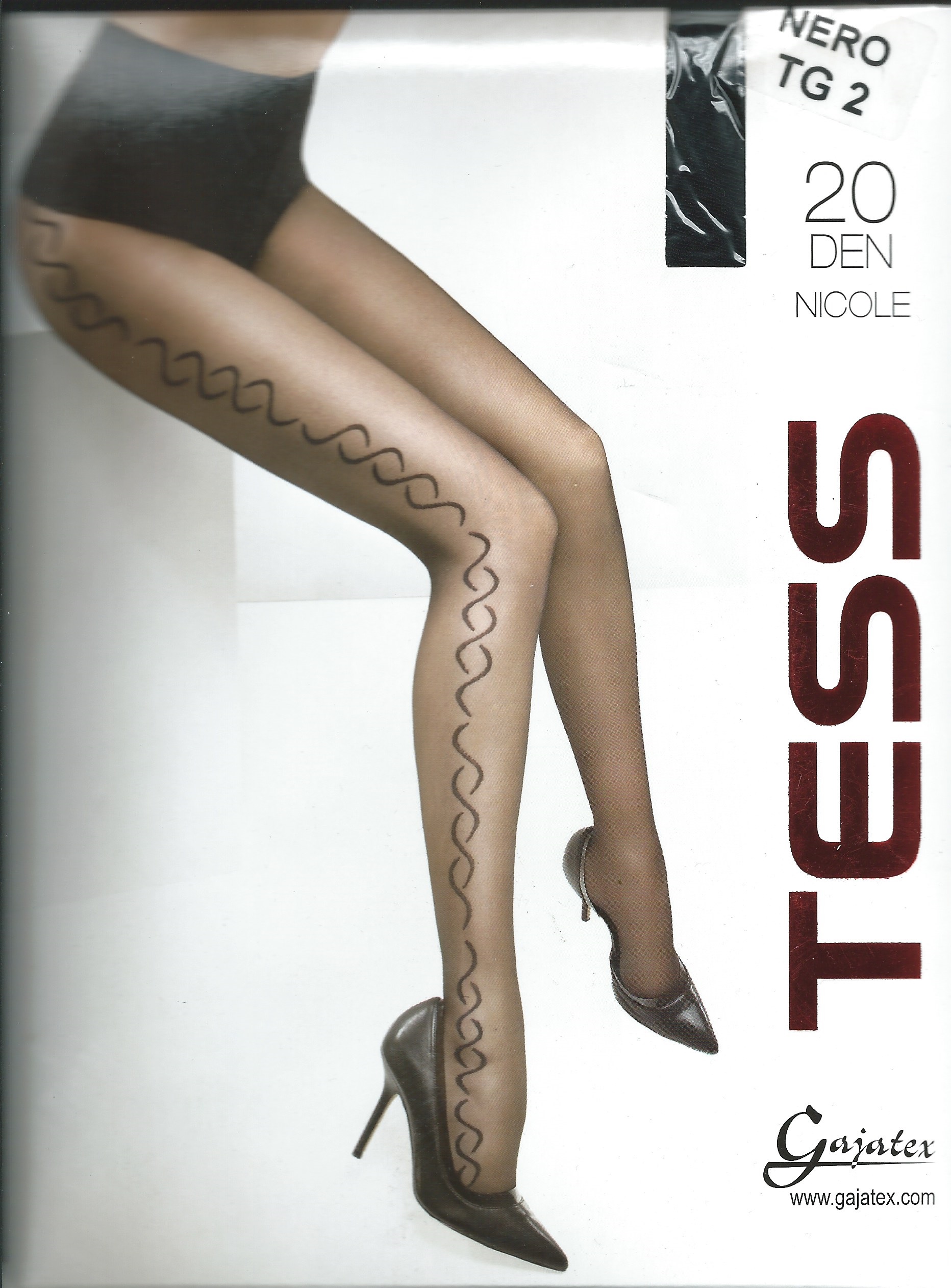 Strumpfhose TESS Nicole 20D TG2 schwarz Nero