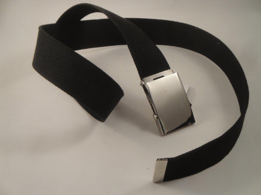 Textilg�rtel Herren 38mm, schwarz, 619L, 110cm