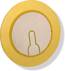 Piezo Scheibe lose �12mm 4,9 KHz 30V  (MZ12490BD)
