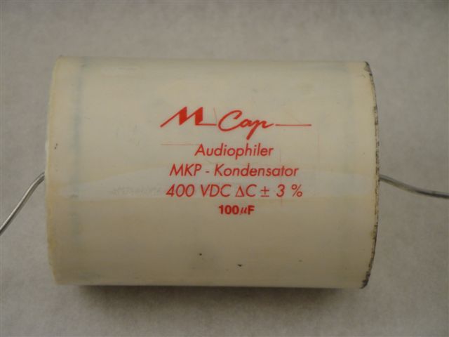 MCAP 100uF  400VDC 3%  MKP-Kondensator, Mundorf MCAP400-100uF