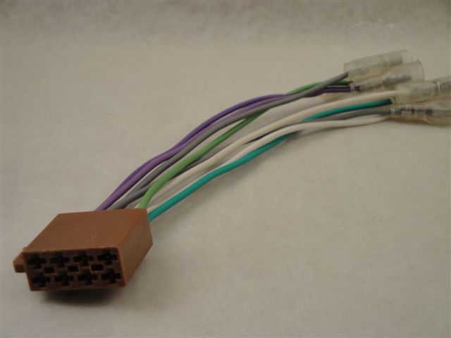Iso-Stecker mit Kabel, 8 polig f�r Lautsprecher
