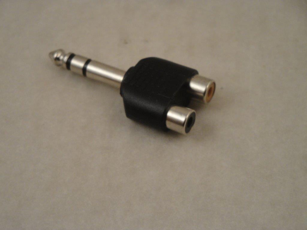 NTA-178  Cinchadapter 2xC-BU/Kl 6,3ST