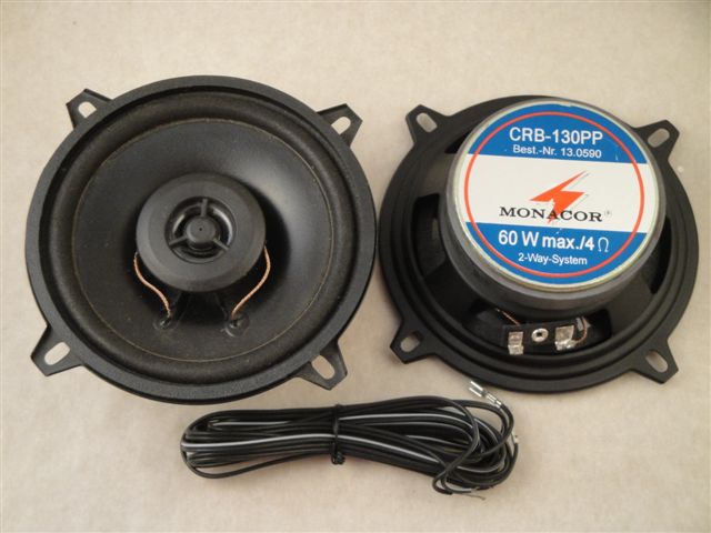 CRB-130 PP  Auto-Einbaulautsprecher, Monacor 130590