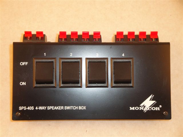 SPS-40 S Lautsprecher-Schaltpult, Monacor 210390