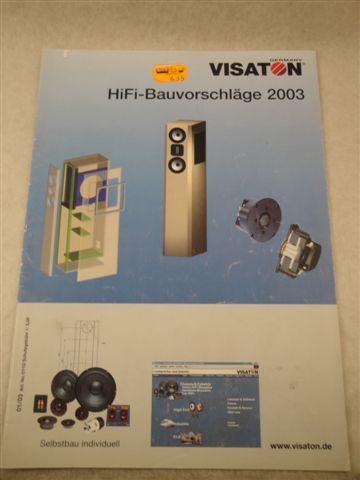 Lautsprecherbauvorschl�ge 2003/01, Visaton 110