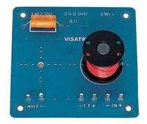 LW 2/80 2-Weg Weiche  4 Ohm, Visaton 5524