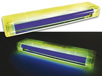 Schwarzlicht 15W + Plastikhalter gelb/transparent, Velleman VDL1