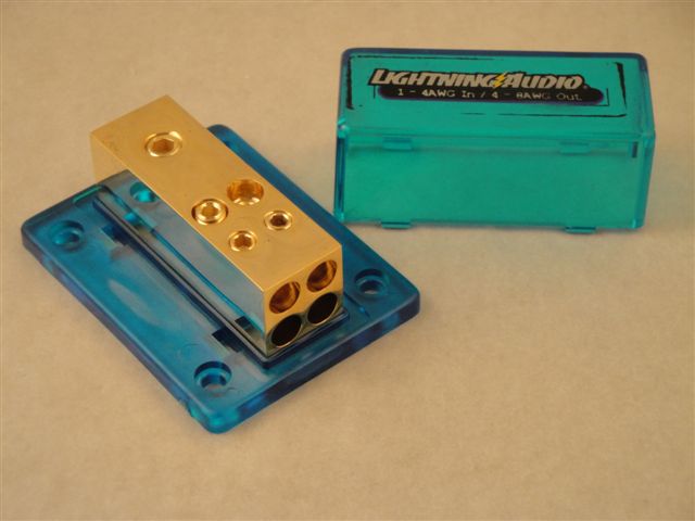 Spannungsverteiler 4-fach, Lightnink Audio