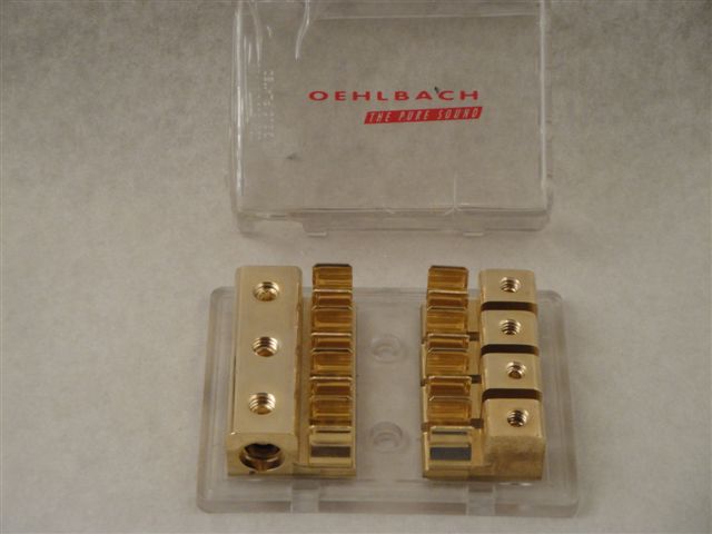 Spannungsverteiler SPF 6  4-fach vergoldet, Oehlbach 6760