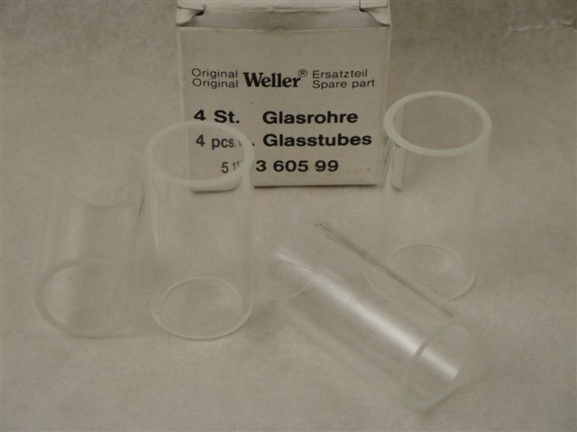 Glasrohr f�r Entl�tkolben (4 St�ck),  Weller 0051360599