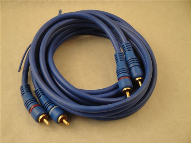 Cinch-Kabel 2,0m HQC-200 blau