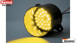 LED-Signalleuchte gelb 12V- 51mm, Kemo M138