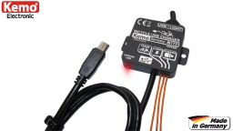 Fahrrad Laderegler USB (Mini B), Kemo M172