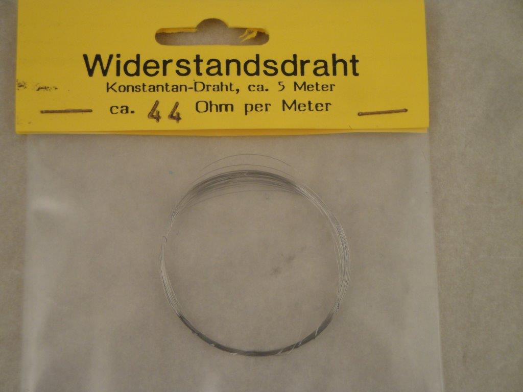 Widerstandsdraht 44 Ohm 5m, Kemo W044
