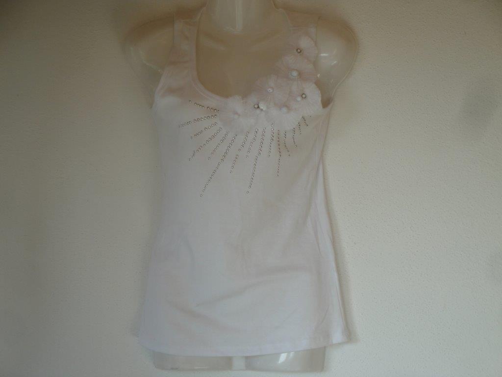 Damen T-Shirt, Gr��e L/XL, wei�, Miss Kiss MS20035