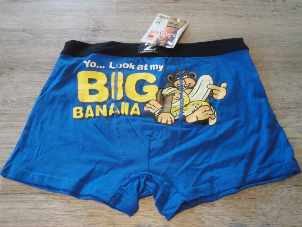 Herren Boxer, Z.Boxer Z159 Banane blau, Gr��e L