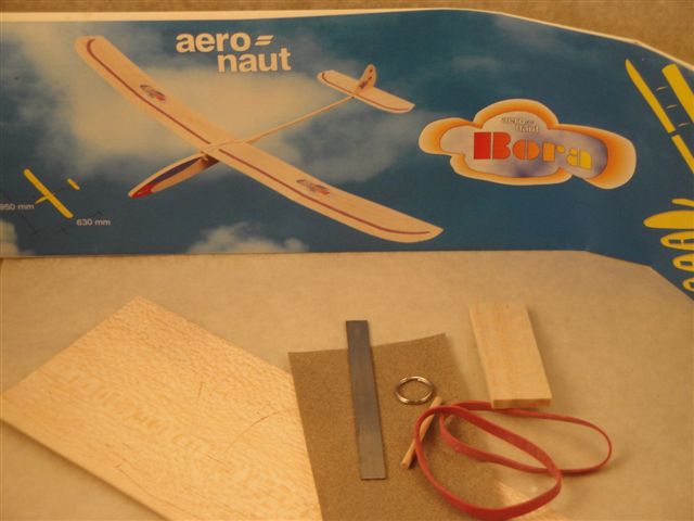 Bora Balsa-Gleitflugmodell 950mm, aeronaut 102200 Bora Balsa-Gleitflugmodell 950mm, aeronaut 102200
