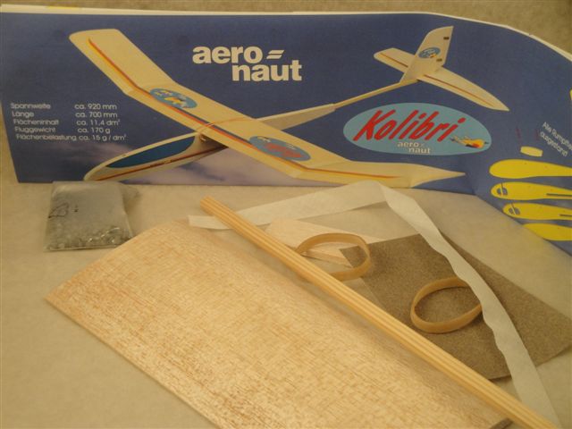 Kolibri Balsa-Gleitflugmodell 920mm, aeronaut 109400 Kolibri Balsa-Gleitflugmodell 920mm, aeronaut 109400