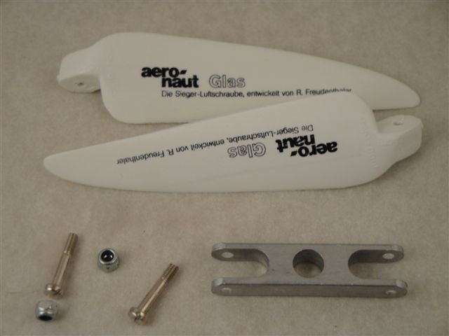 Klappluftschraube GLAS 10,0 x 7,0" Set, aeronaut 7230/30