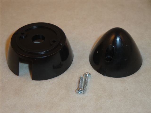 Spinner Kunststoff 40mm, schwarz, aeronaut 7251/42