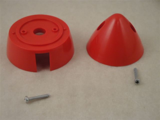 Spinner Kunststoff 45mm, rot, aeronaut 7251/46