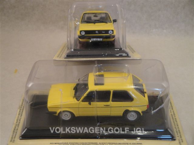 Golf 1 JGL, gelb,� 1:43  Altaya
