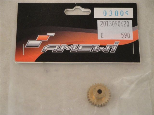 Motorritzel 26 Zähne, Modul 06 für 3mm Achsen, Amewi 03005 Motorritzel 26 Zähne, Modul 06 für 3mm Achsen, Amewi 03005