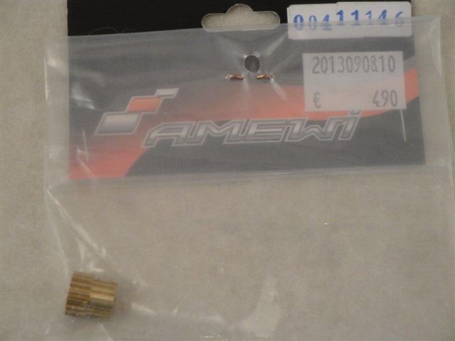 Motorritzel 16 Z�hne, Modul 06 f�r 3mm Achsen, Amewi 11146