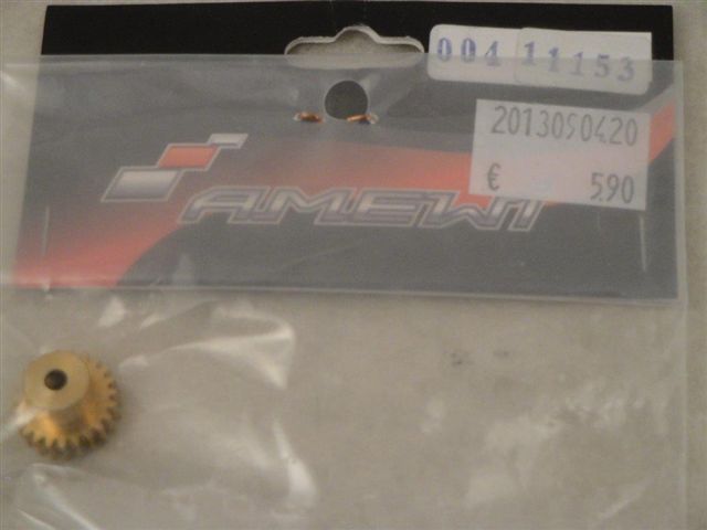 Motorritzel 23 Z�hne, Modul 06 f�r 3mm Achsen, Amewi 11153