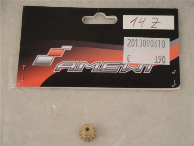 Motorritzel 14 Z�hne, Modul 06 f�r 1,8mm Achsen, Amewi 58111