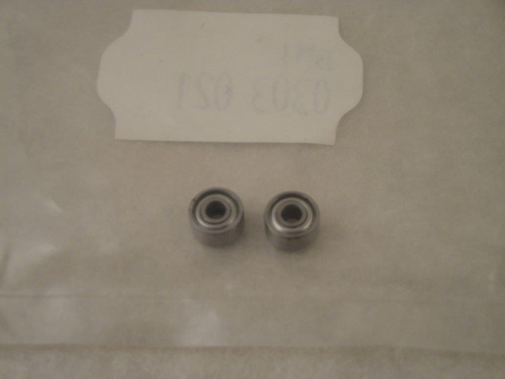 Kugellager 3x6x2,5mm 2Stk., für Carboon, BMI 0302-021 BMI 0303-0 Kugellager 3x6x2,5mm 2Stk., für Carboon, BMI 0302-021 BMI 0303-0