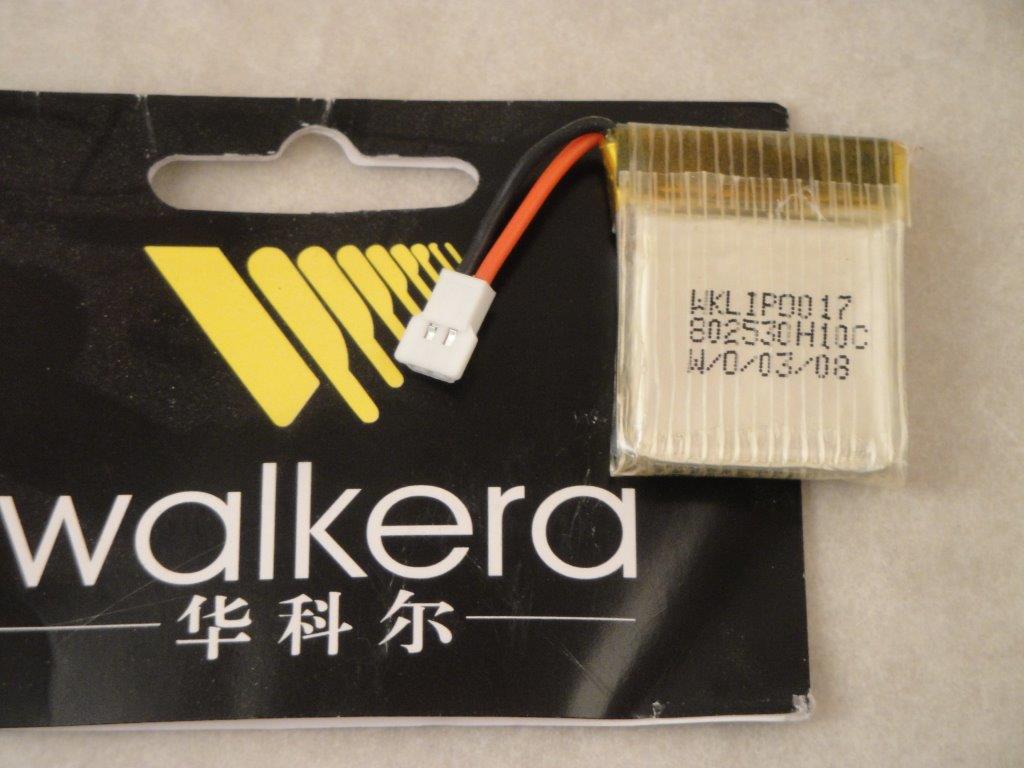 Li-Po 1S 400mA 3,7V Akku 32x24x8mm, Walkera HM-4#3-Z-28