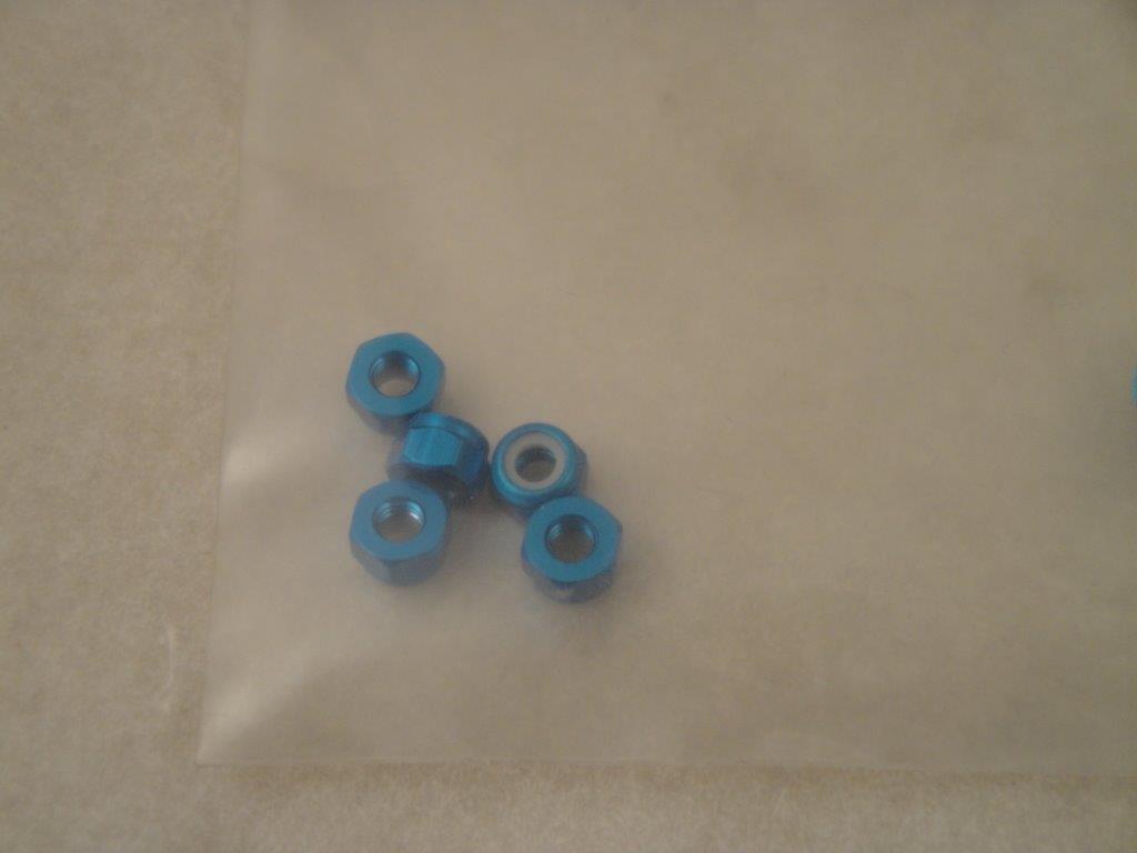 Stopmuttern M3 Alu eloxiert (5 Stk.), BMI 6005/3