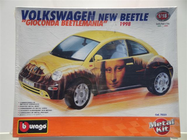 VW Beetle "Gioconada Beetlemania" gelb  1:18  burago 70221