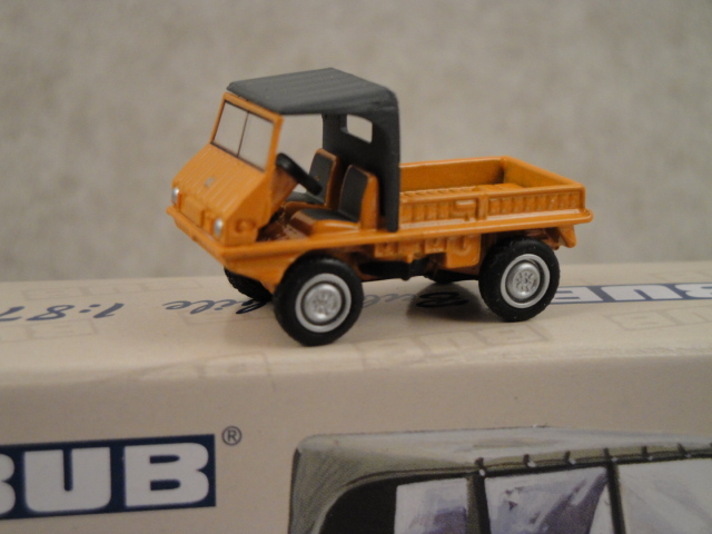 Puch Haflinger, "Zivil offen orange"  1:87  BUB 05728