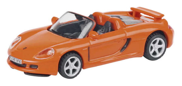 Porsche Carrera GT, orange  1:87,  Schuco 25542