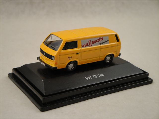VW T3 Bus (Van), gelb, Post �ster.  1:87