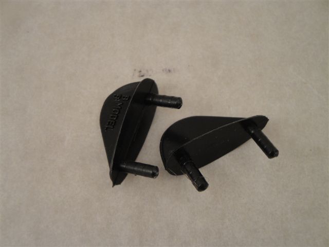 Fl�gelsto�abwehr schwarz, 30mm, 2 Stk., Eurokit 1904002