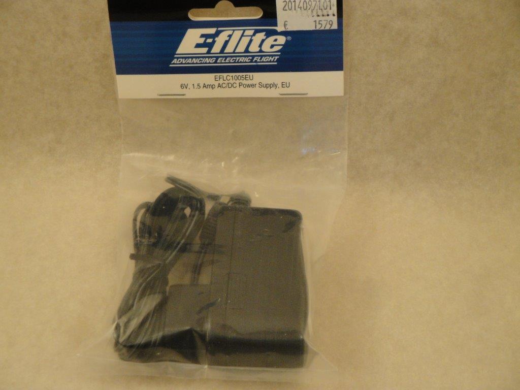 Steckernetzteil 6V 1,5 Amp AC DC Power Supply, E-flite EFLH1005E