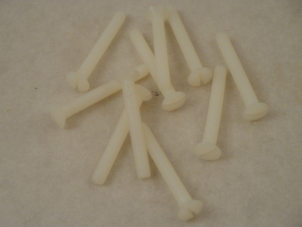 Kunststoffschrauben M5x40mm Senkkopf, (10Stk.), R�ga 040255