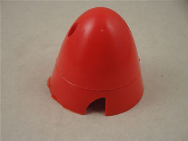 Spinner Kunststoff 56mm, rot, extron 3243