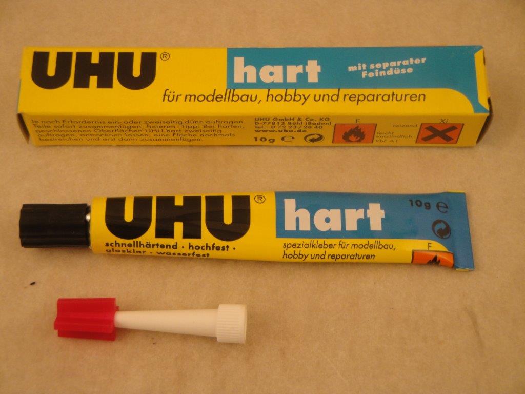 Uhu hart 10g Tube,  UHU 45500
