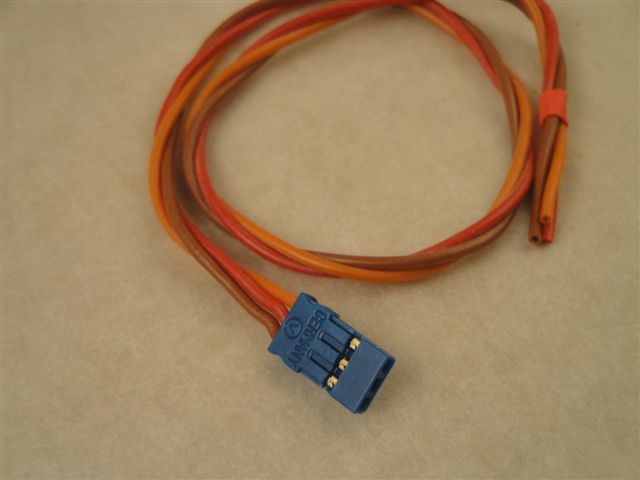 Graupner Servokabel Silikon  30cm/3x0,35mm� Blue Line