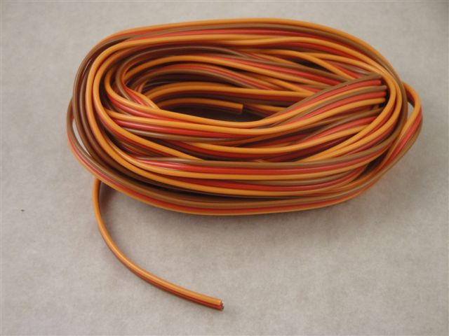 Kabel dreiadrig flach 3x0,25mm� Graupner 5lfm