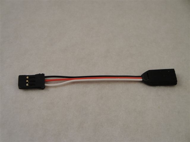 Adapterkabel Graupner (Servo) - Futaba (Empf)  10cm/3x0,14mm�