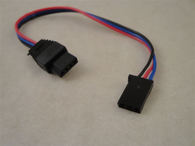 Adapterkabel Simprop (Servo) - Futaba (Empf) 10cm/3x0,14mm² Adapterkabel Simprop (Servo) - Futaba (Empf) 10cm/3x0,14mm²