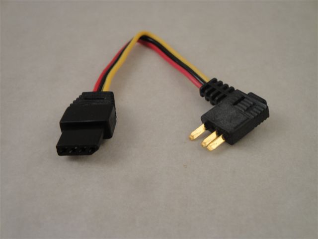 Adapterkabel Simprop (Servo) - MPX (Empf) 10cm/3x0,14mm² Adapterkabel Simprop (Servo) - MPX (Empf) 10cm/3x0,14mm²