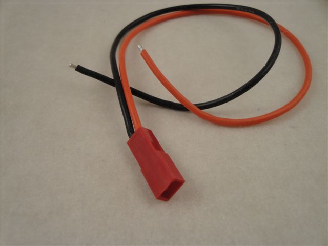 BEC/JST Buchse mit Silikon-Kabel, 2x0,35m�