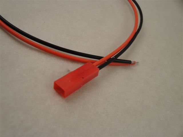 BEC/JST Buchse mit Kabel, 2x0,25m�