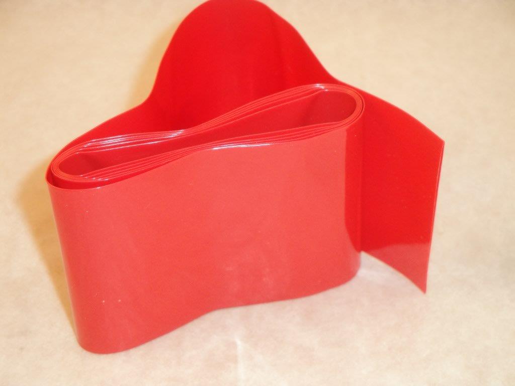 Schrumpfschlauch PVC 2:1 53mmx1m d=34mm, rot Vollfarbe Schrumpfschlauch PVC 2:1 53mmx1m d=34mm, rot Vollfarbe